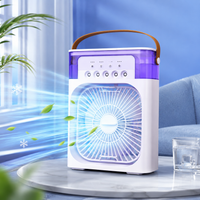 Mini Portable Air Cooler Fan – Rechargeable USB Cooling Fan with Mist Spray!!
