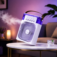 Mini Portable Air Cooler Fan – Rechargeable USB Cooling Fan with Mist Spray!!