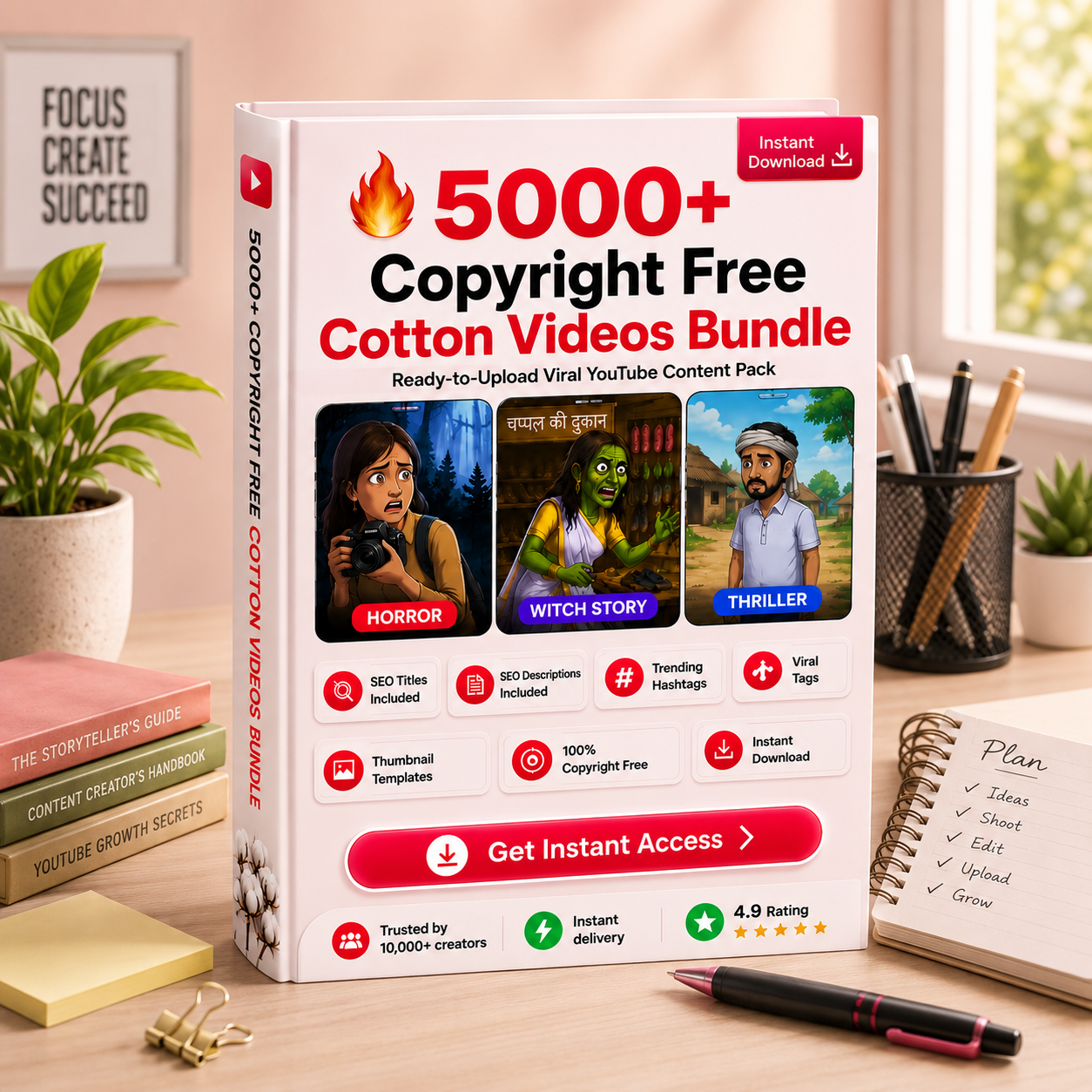 Go Viral with 5,000+ Ready-Made Cotton Video